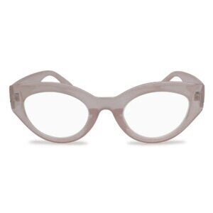2 See Life Prescription Strength Bold Cat Eye Reading Glasses in Pink